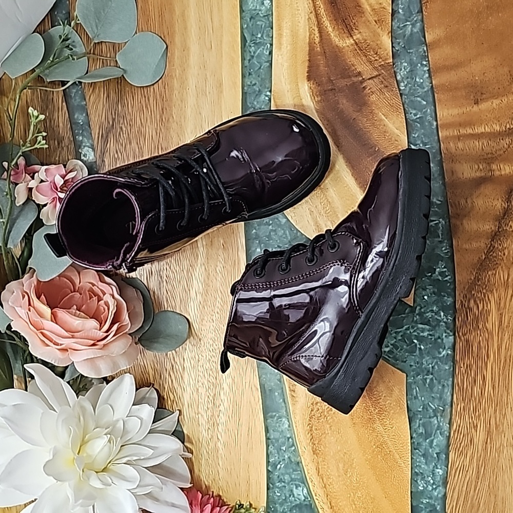 Zara Toddler Side Zip Boot - Purple | Size EU 26 / US 9.5